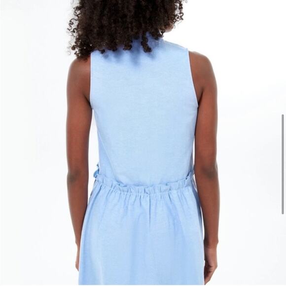 Tuckernuck Oxford Blue Sleeveless Royal Shirt Dress Medium - Picture 6 of 9